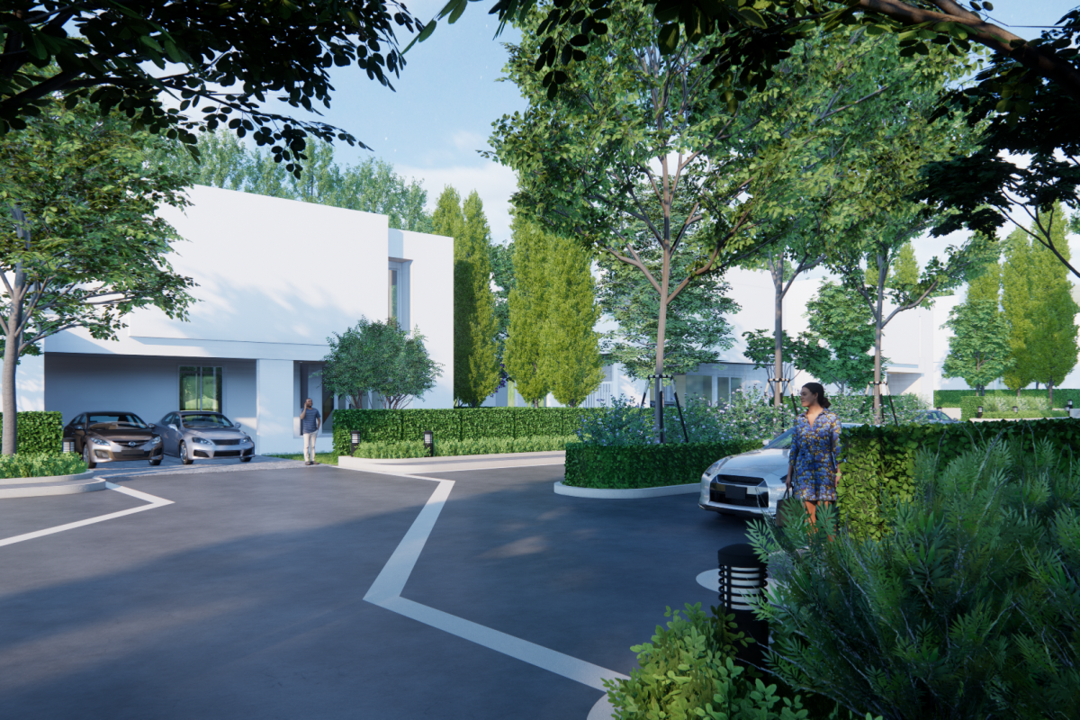 exclusive pranburi neighborhood with luxury pool villas